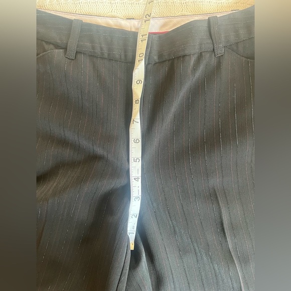 Worthington Black with Pinstripes Dressy Trouser Pants Wide Leg Women’s Size 4 - Picture 12 of 14